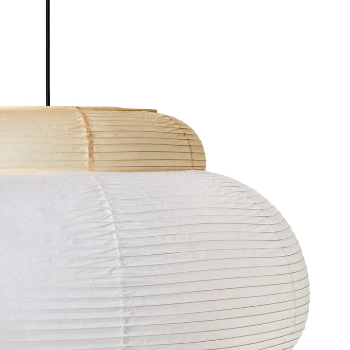 Papier Single riippuvalaisin Ø80 cm, Soft yellow Made By Hand