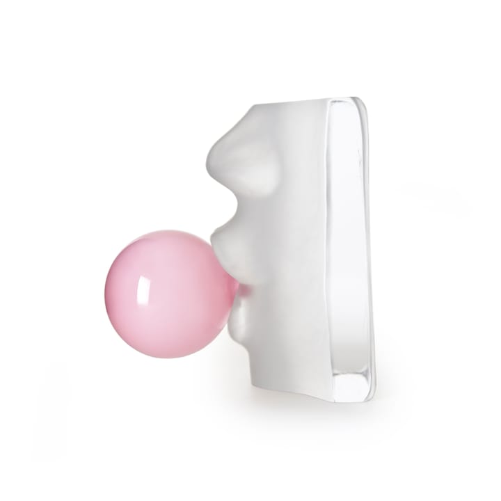 Bubbles lasiveistos - Valkoinen-vaaleanpunainen - Målerås Glasbruk
