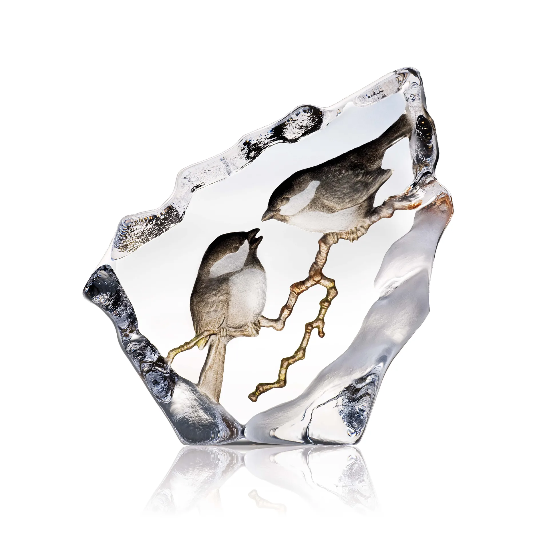 Entitor lasiveistos, 16x16,5 cm Målerås Glasbruk