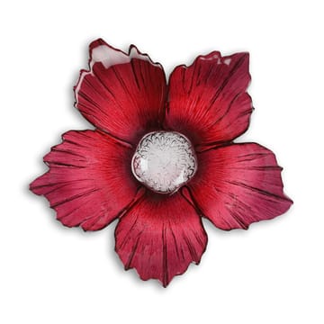 Fleur lasikulho punaroosa - iso Ø23 cm - Målerås glasbruk