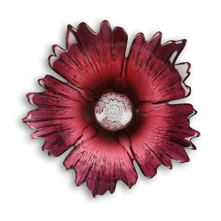 Fleur lasikulho punaroosa - pieni Ø19 cm - Målerås Glasbruk