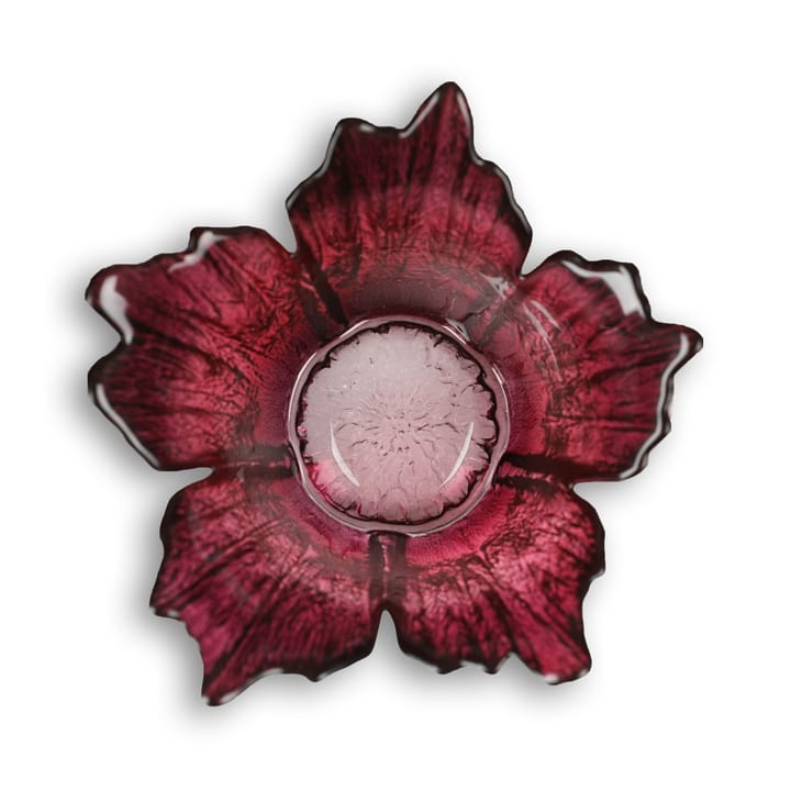 Fleur lyhty Ø14 cm - Punaroosa - Målerås Glasbruk