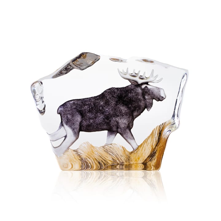 Hirvi lasiveistos - 12x16,5 cm - Målerås glasbruk