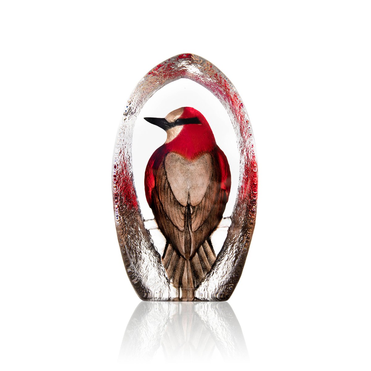Målerås glasbruk Wildlife Colorina lasiveistos 17,5 cm Punainen