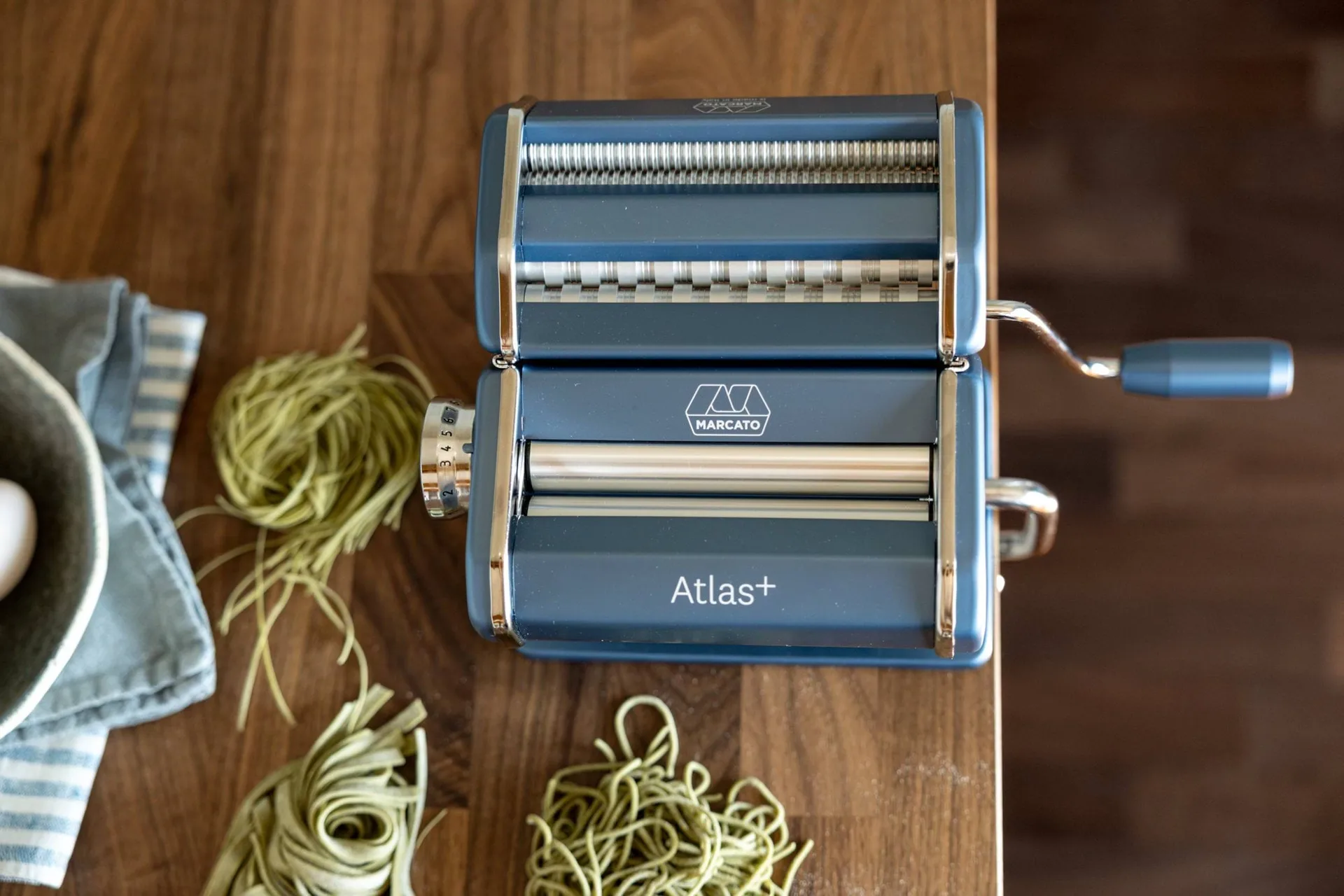 Marcato Atlas 150+ pastakone, Powder sininen Marcato