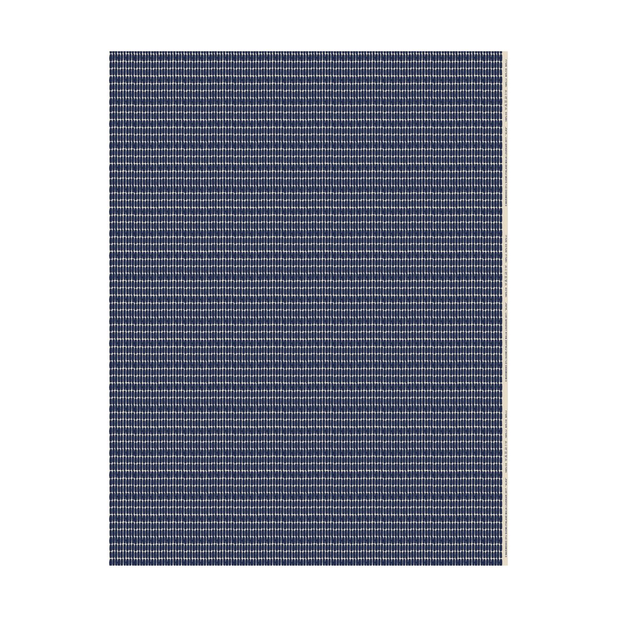 Marimekko Alku kangas puuvilla-pellava Linen-dark blue