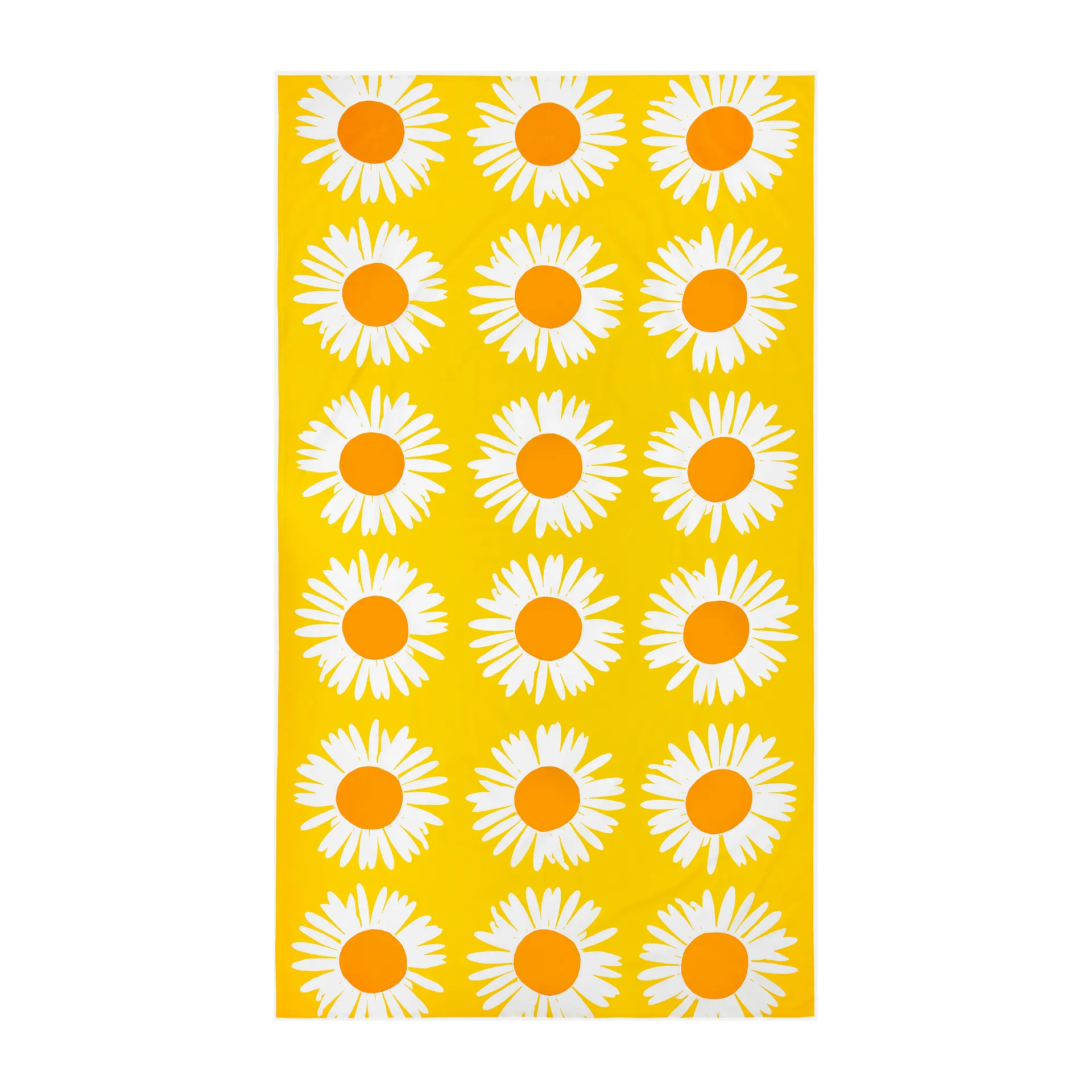 Auringonkukka pöytäliina 135 x 280 cm, Keltainen-valkoinen Marimekko
