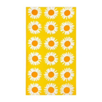 Auringonkukka pöytäliina 135 x 280 cm - Keltainen-valkoinen - Marimekko