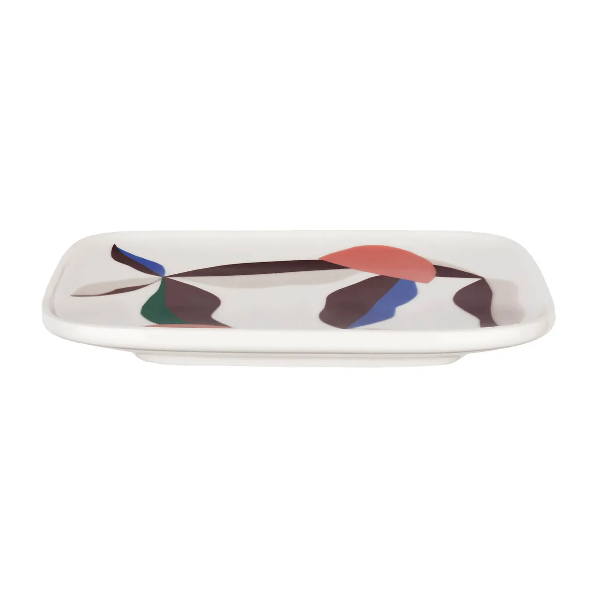 Berry lautanen 15 x 12 cm, White-blue-powder-darkwine Marimekko