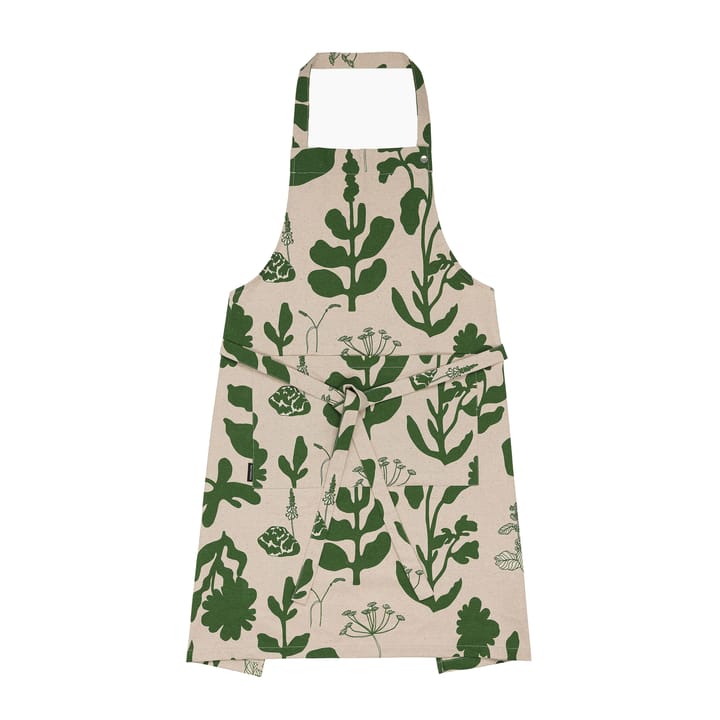 Elokuun Varjot -esiliina - Vihreä-beige - Marimekko