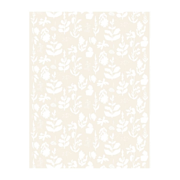 Elokuun Varjot -kangas puuvillavoilee - Beige-valkoinen - Marimekko