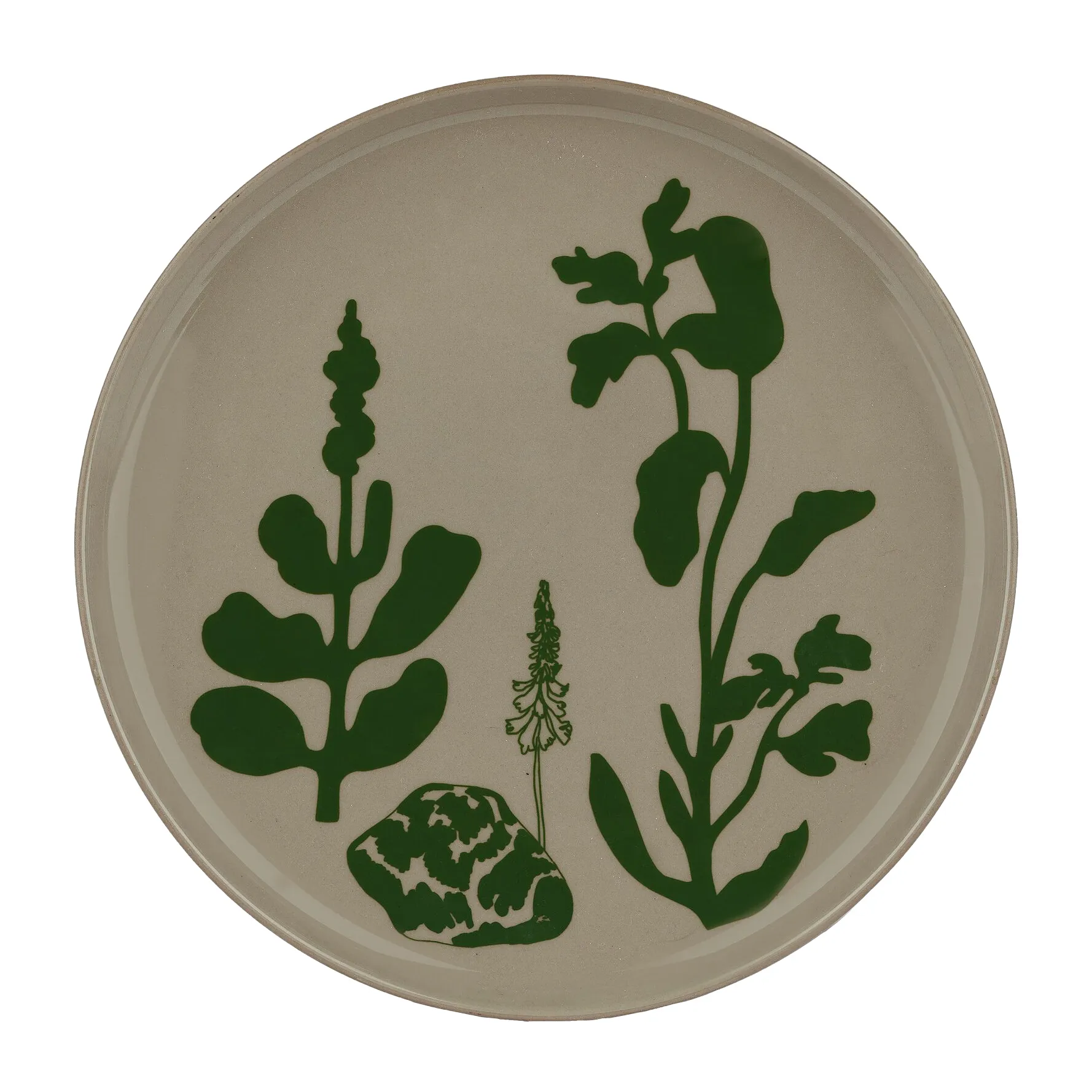 Elokuun Varjot -lautanen Ø 20 cm, Terra-vihreä Marimekko