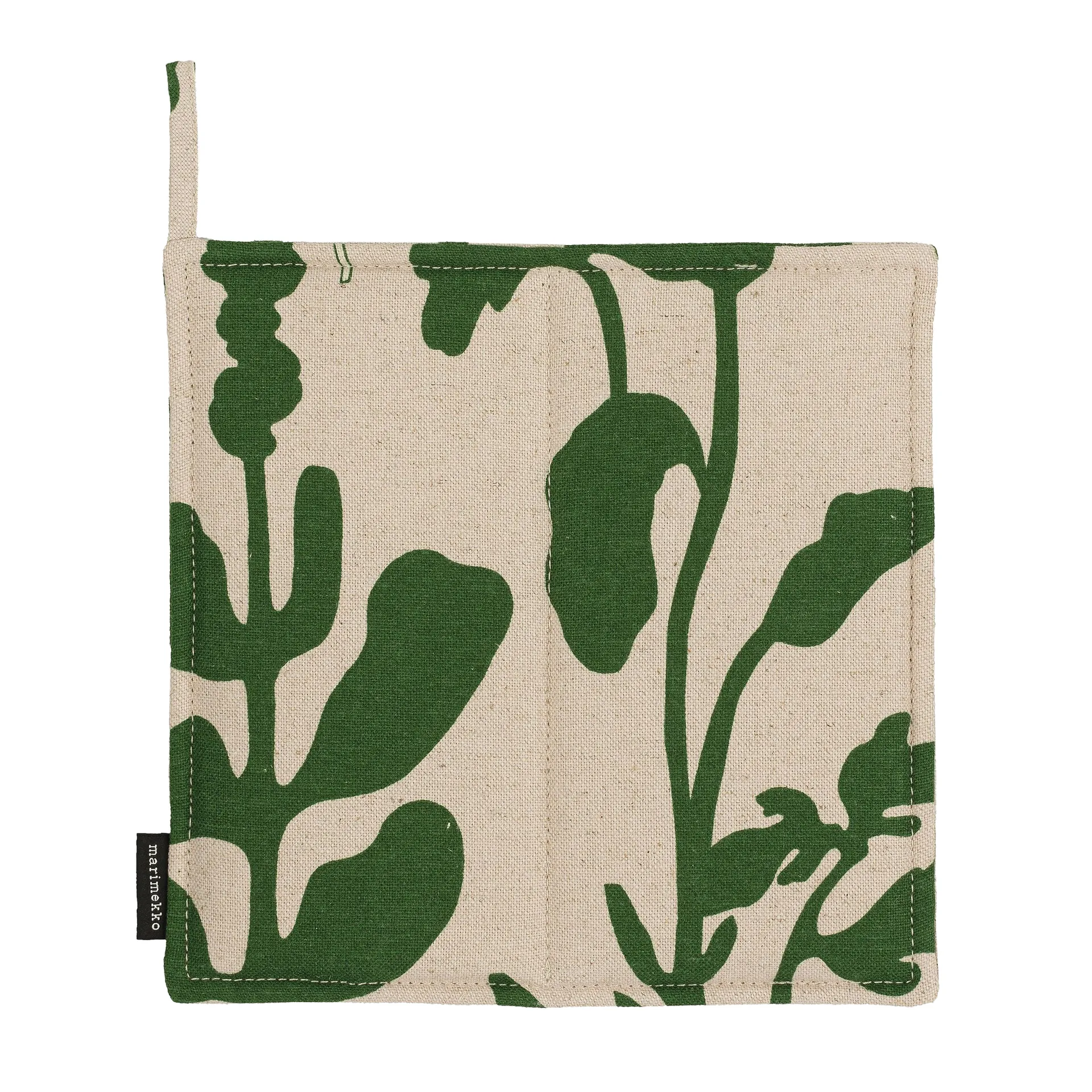 Elokuun Varjot -patalappu, Vihreä-beige Marimekko