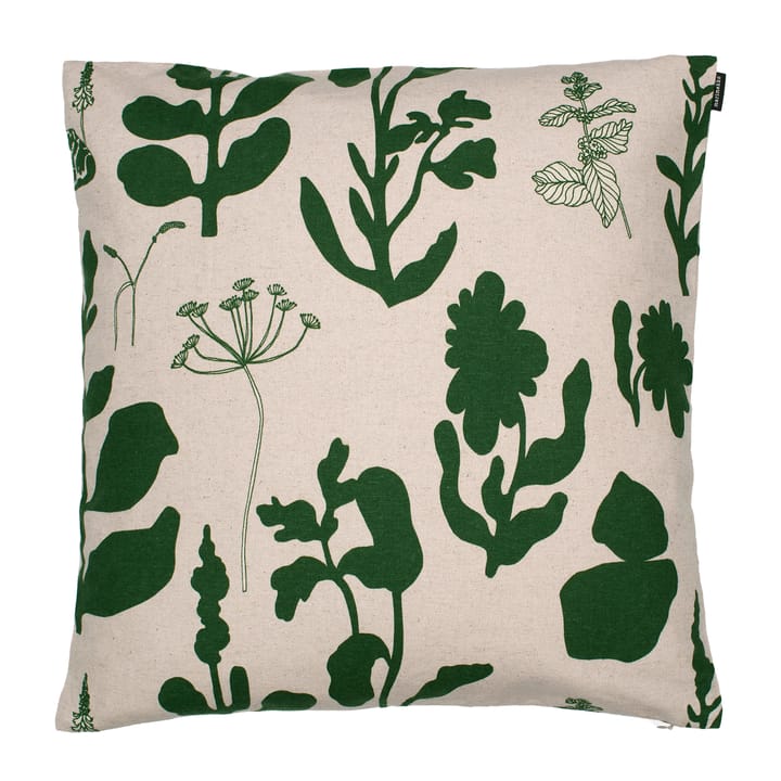 Elokuun Varjot -tyynynpäällinen 50x50 cm - Vihreä-beige - Marimekko