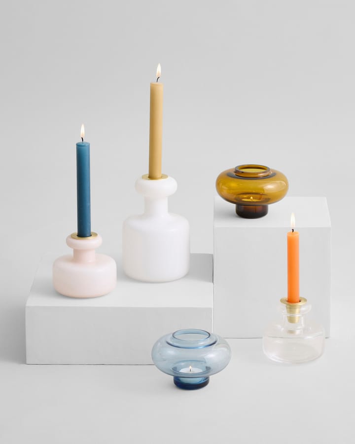Fyr kynttilälyhty Ø12,7 cm - Sininen - Marimekko