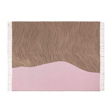 Gabriel Näkki -huopa 130x170 cm - Vaaleanpunainen-ruskea - Marimekko