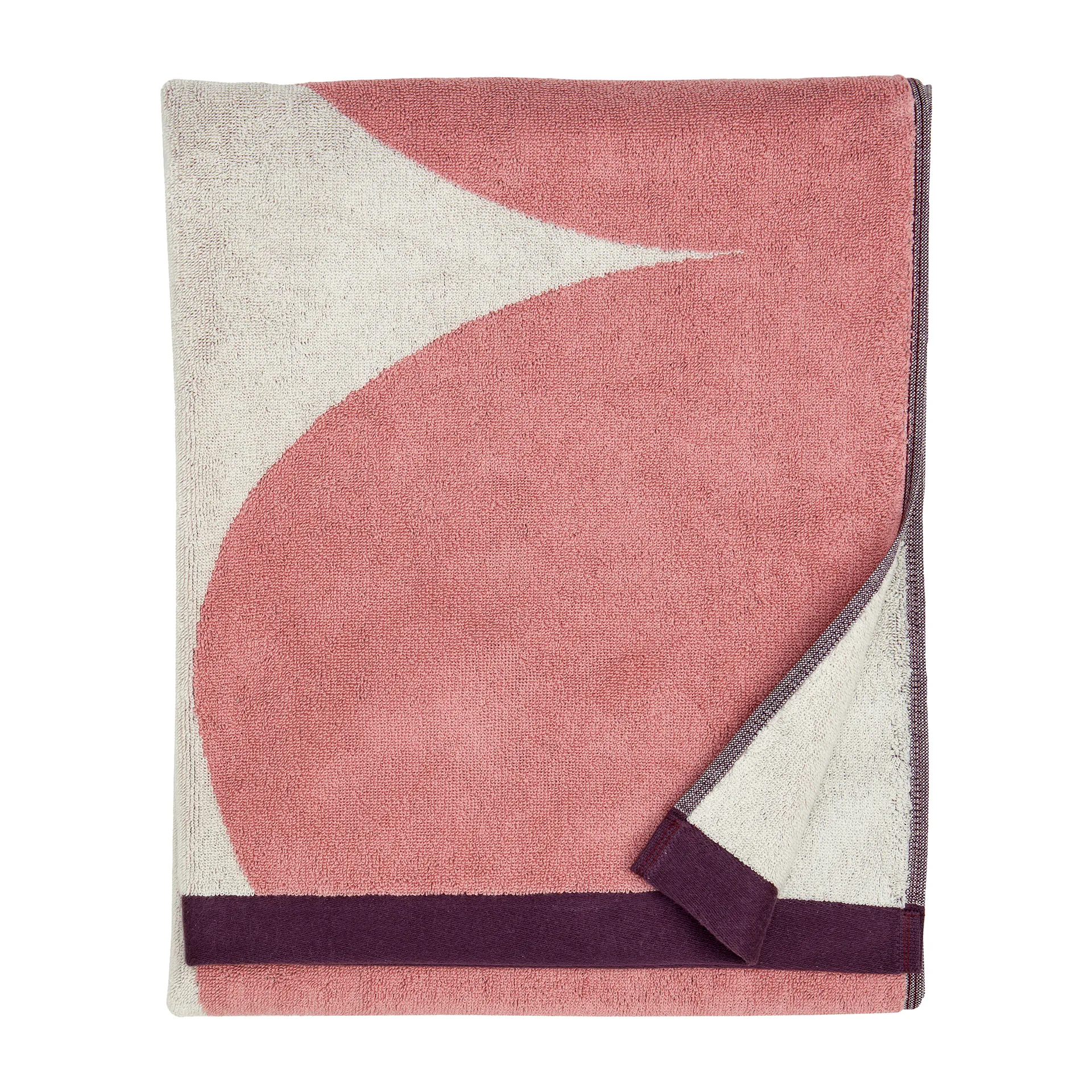 Härkä kylpypyyhe 150x70 cm, valkoinen-rosa-punainen Marimekko