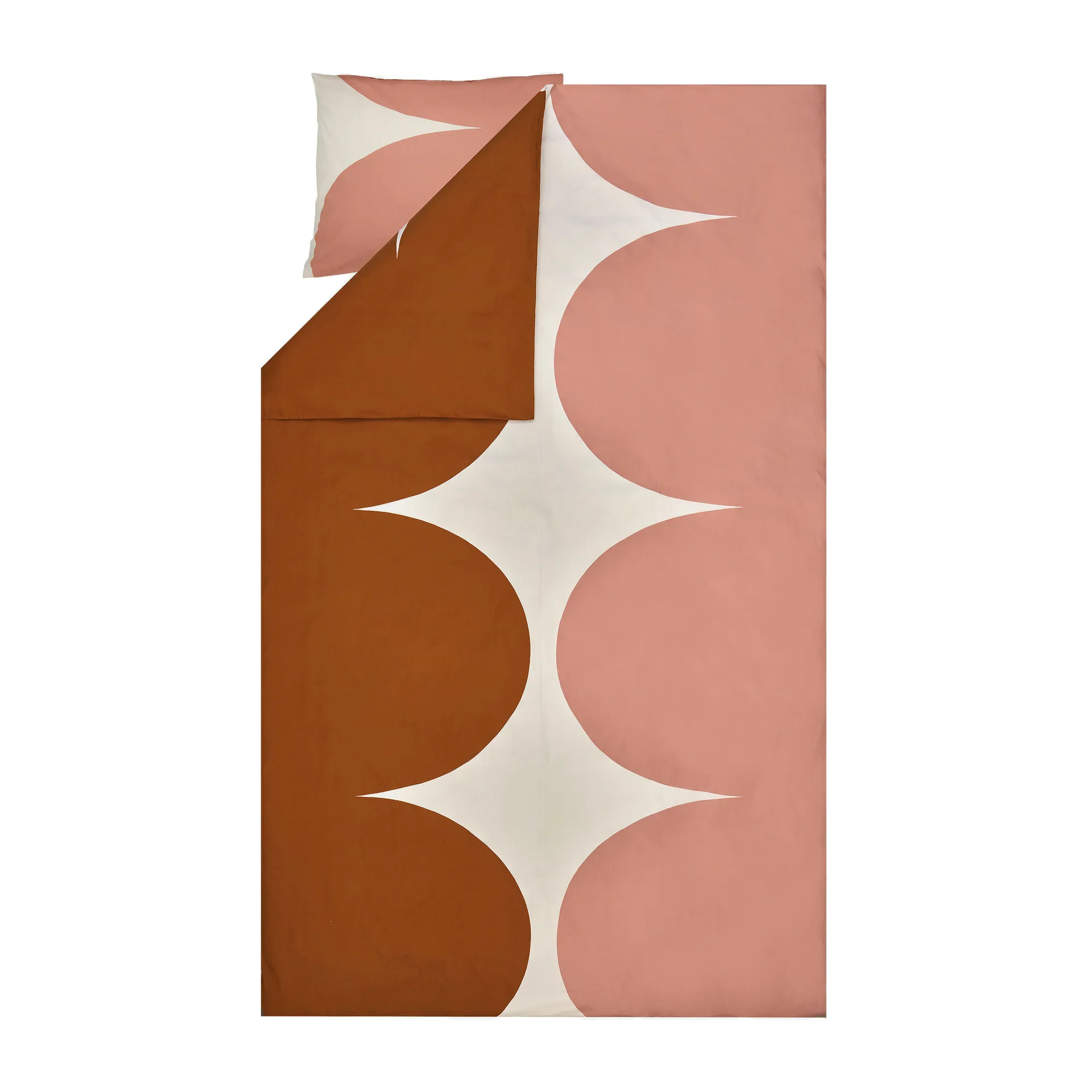 Härkä pussilakana 150 x 210 cm, White-brown-rose Marimekko