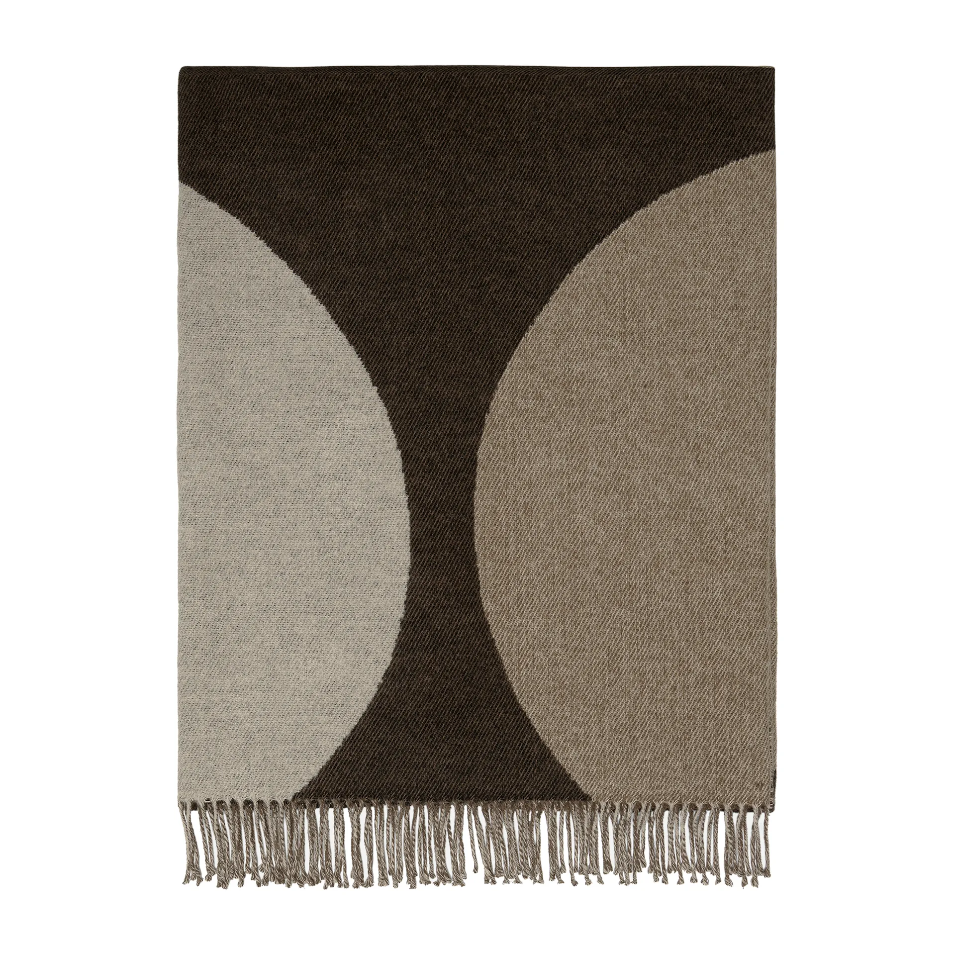 Härkä viltti 170x130 cm, musta-ruskea-beige Marimekko