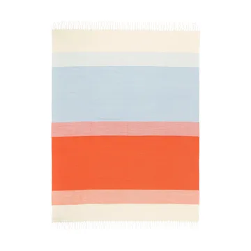 Hennika viltti 120x180 cm - Orange-white-Light blue - Marimekko