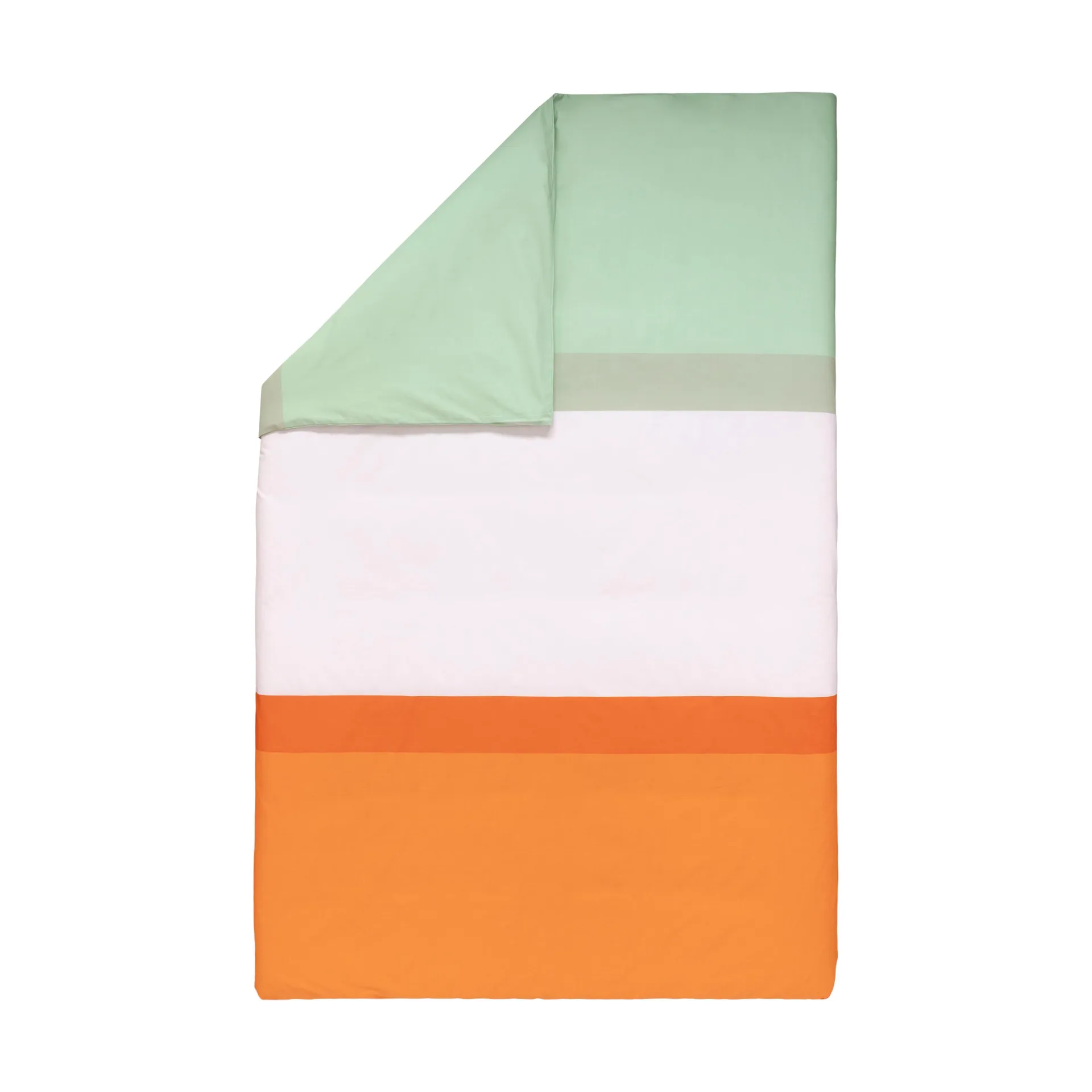 Hennika vuodevaatesetti 150x210 cm+50x60 cm, Orange-light pink-sage Marimekko