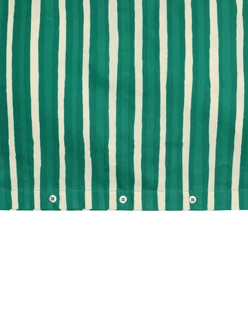 Iso Piccolo pussilakana - Off white-smaragdinvihreä - Marimekko