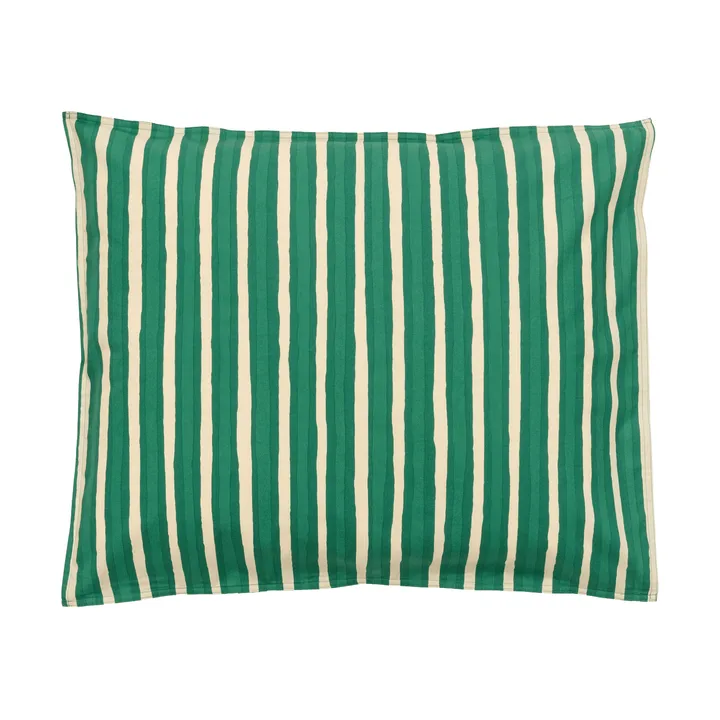 Iso Piccolo tyynyliina - Off white-smaragdinvihreä - Marimekko