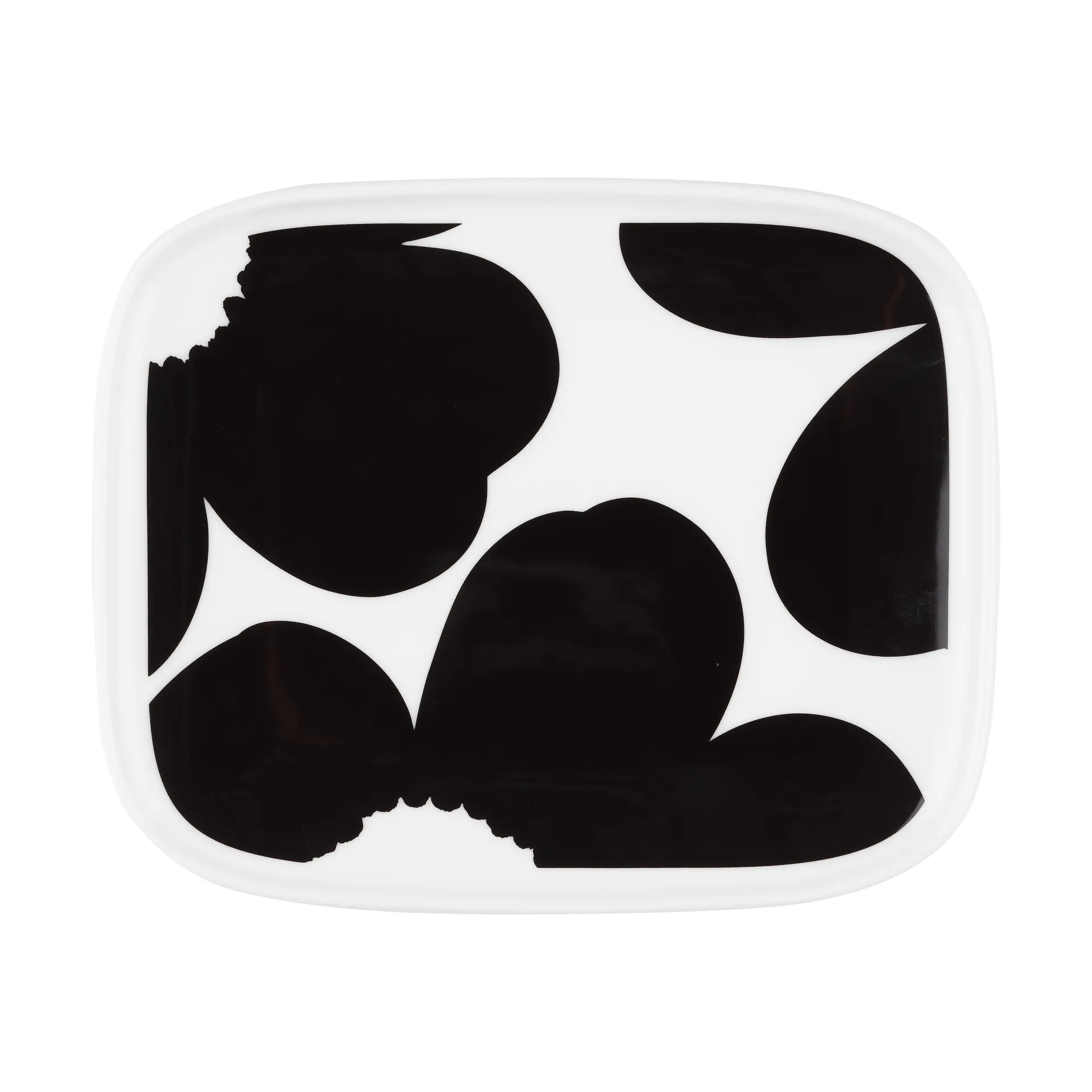 Iso Unikko vati 12x15 cm, White-black Marimekko
