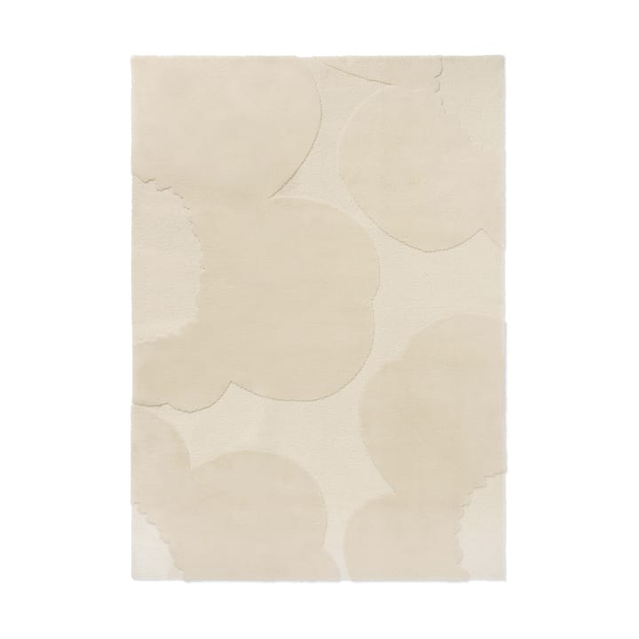 Iso Unikko villamatto - Natural White, 250x350 cm - Marimekko