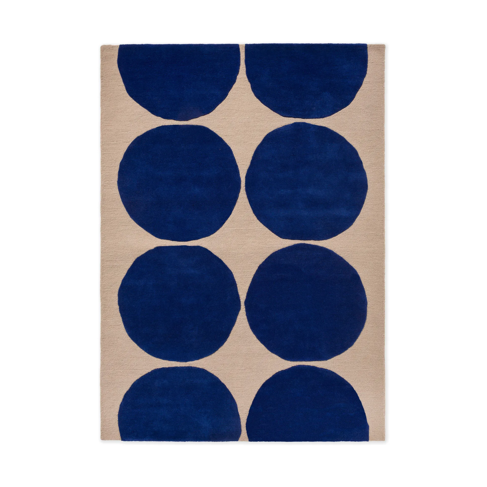 Isot Kivet villamatto, Blue, 140x200 cm Marimekko