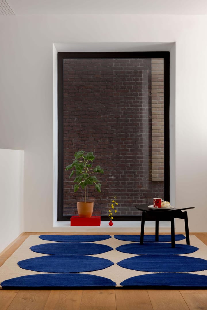 Isot Kivet villamatto, Blue, 140x200 cm Marimekko