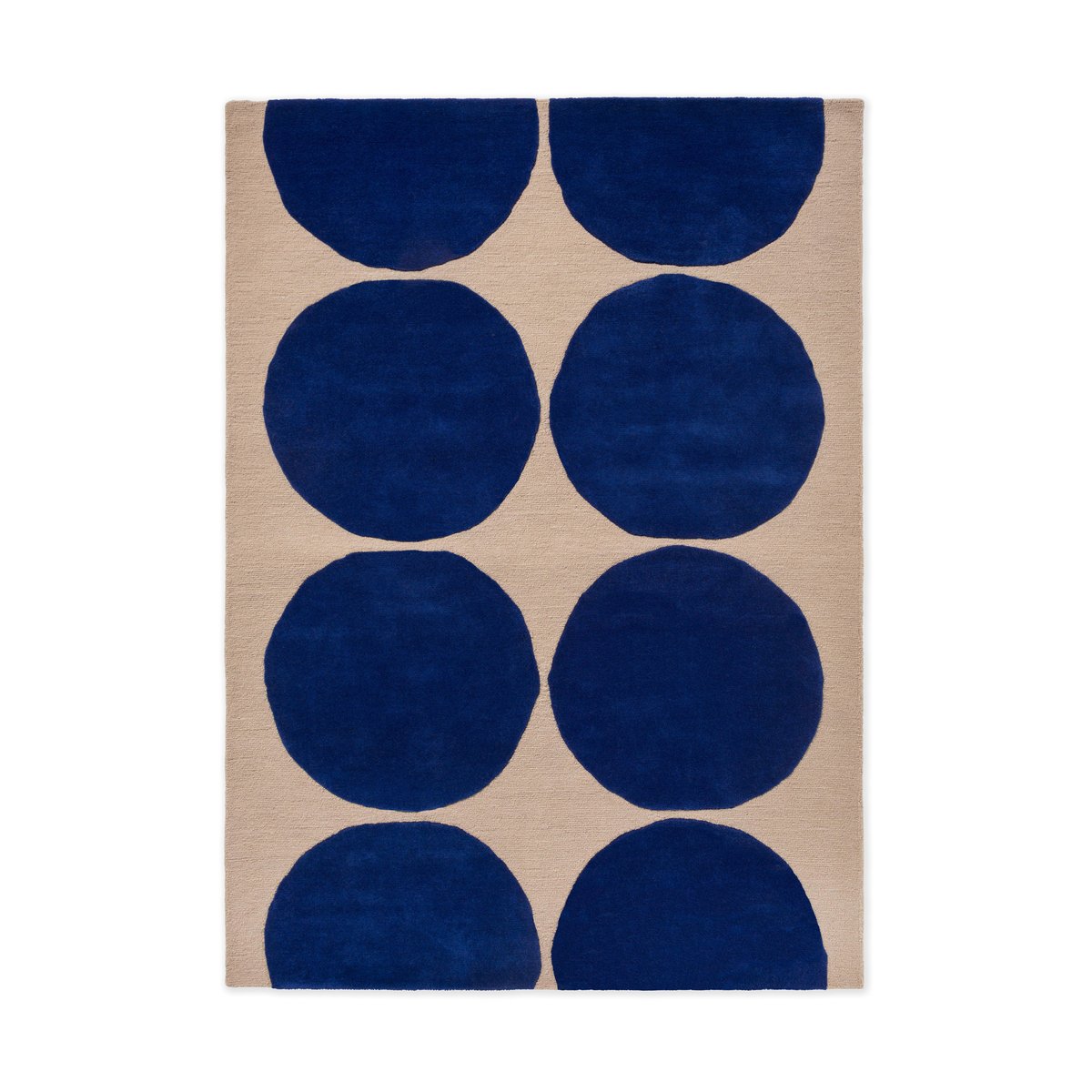 Marimekko Isot Kivet villamatto Blue, 170x240 cm | Skandinaavinen Sisustus | Villamatot | Sininen