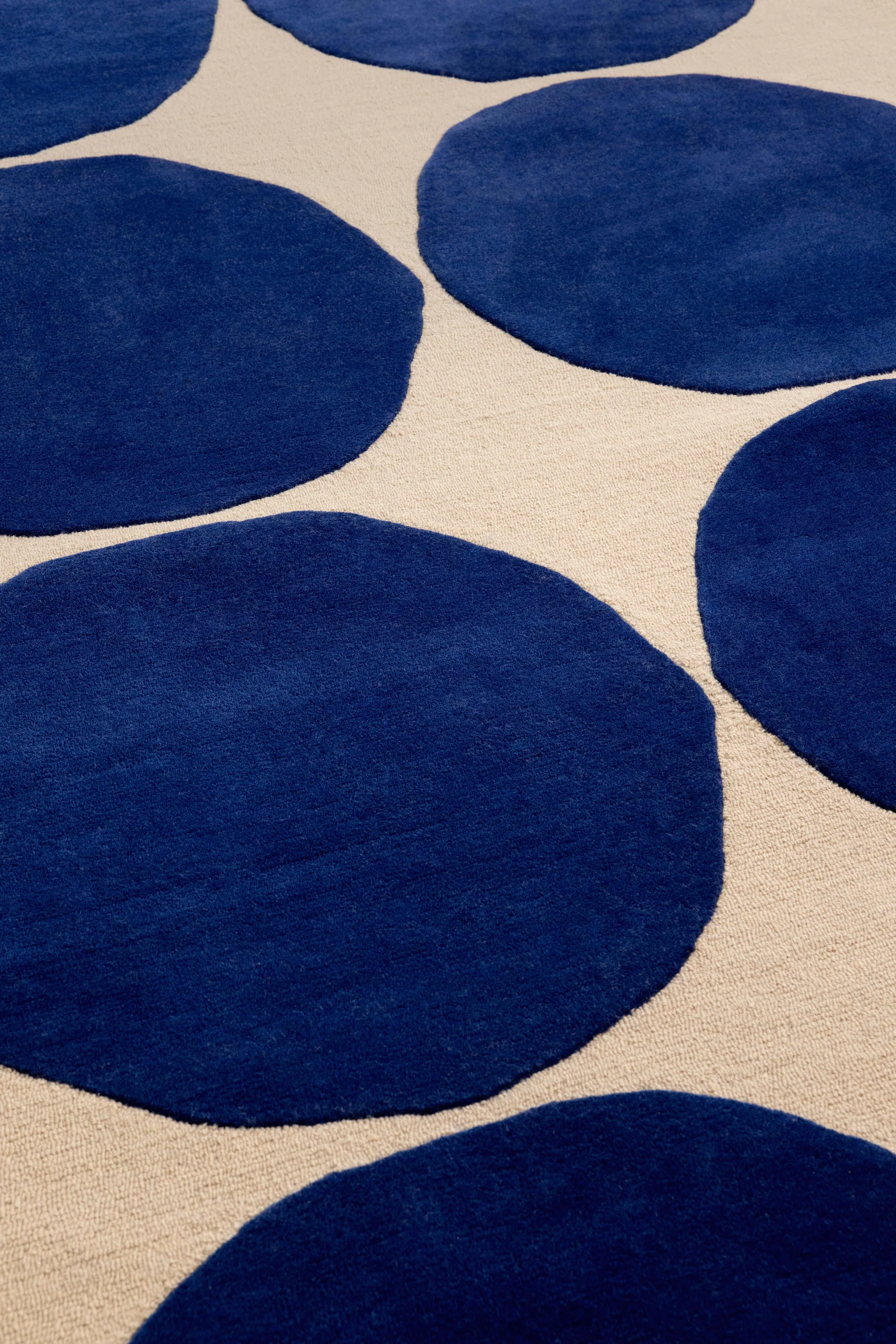 Isot Kivet villamatto, Blue, 170x240 cm Marimekko