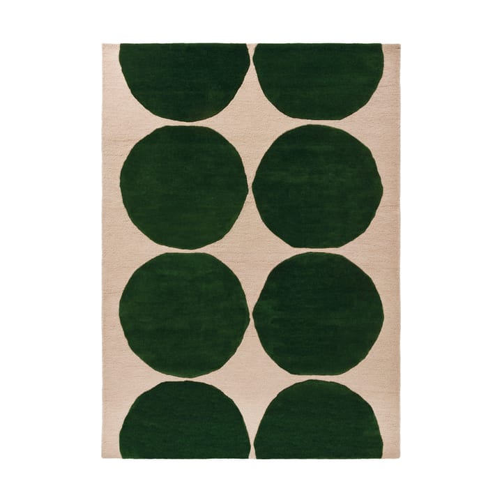 Isot Kivet villamatto - Green, 140x200 cm - Marimekko