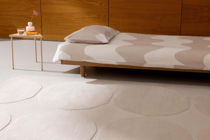 Isot Kivet villamatto, Natural White, 200x280 cm Marimekko