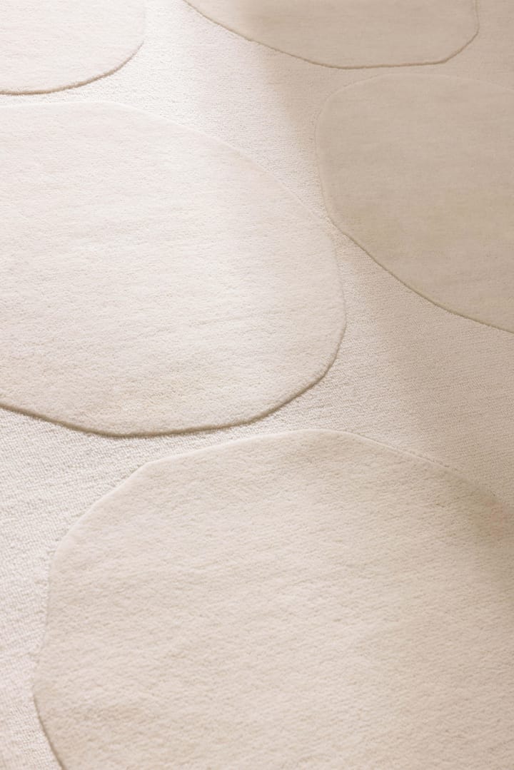 Isot Kivet villamatto, Natural White, 200x280 cm Marimekko