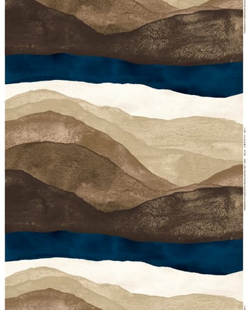 Joiku tyynyliina 40x60 cm - Ruskea-tummansininen-beige - Marimekko