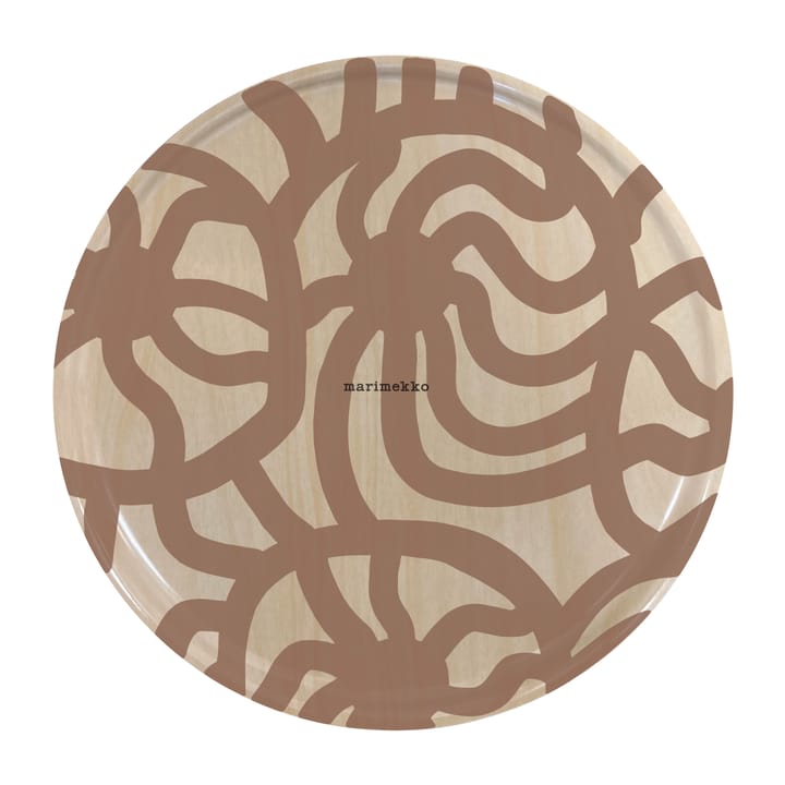 Joonas tarjotin Ø31 cm, Ruskea Marimekko