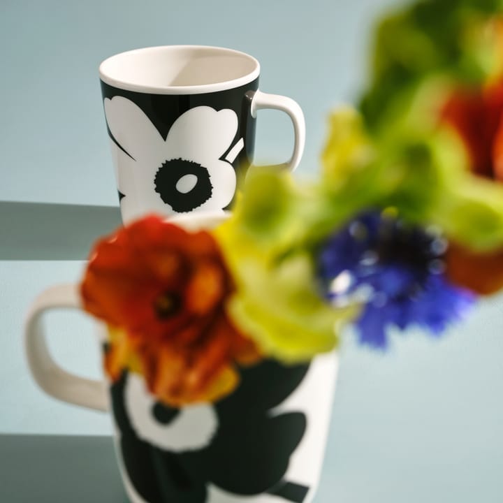 Juhla Unikko muki 25 cl 2 kpl, Musta-valkoinen Marimekko