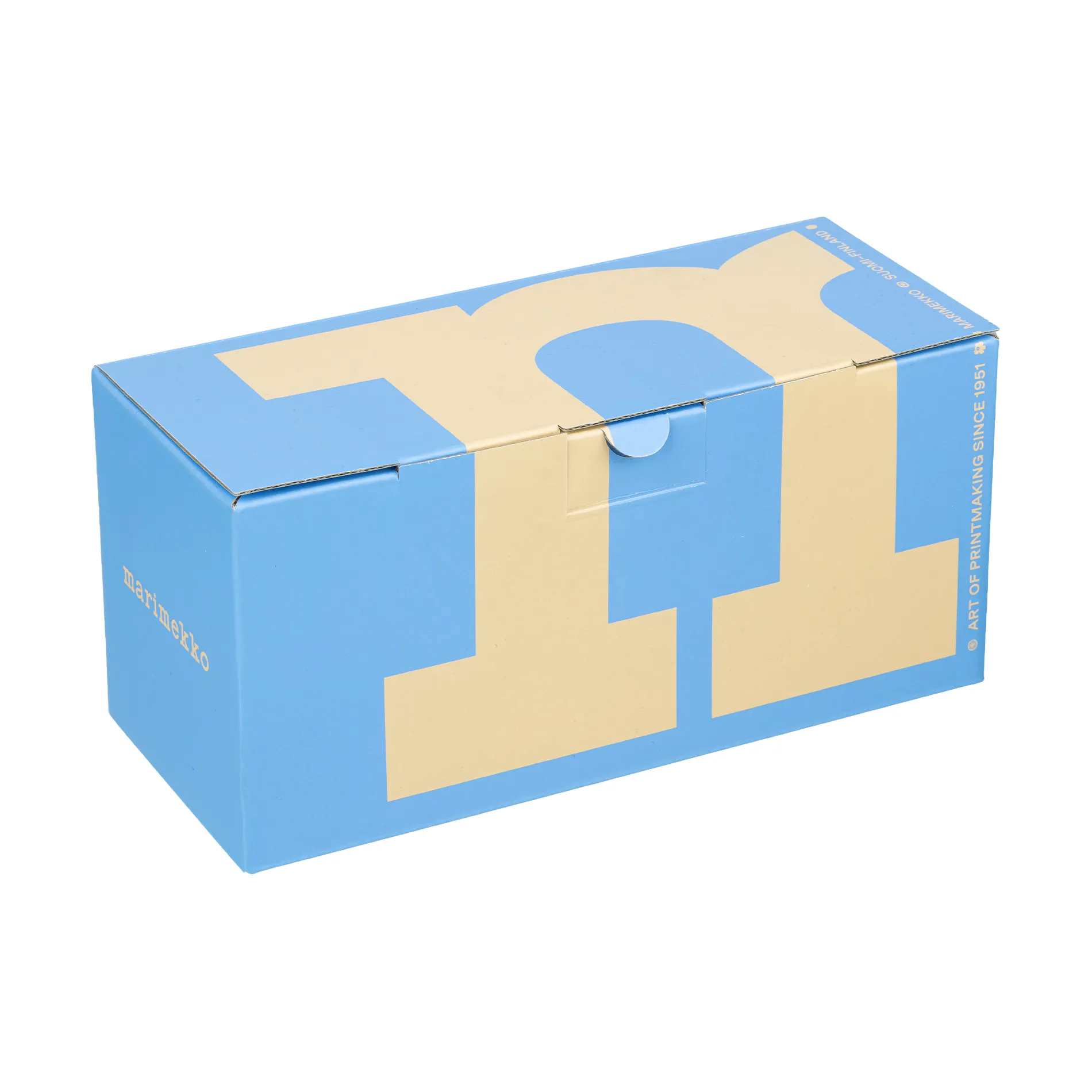 Juhla Unikko muki 25 cl 2 kpl, Valkoinen vaaleansininen hiekka oranssinpunainen Marimekko