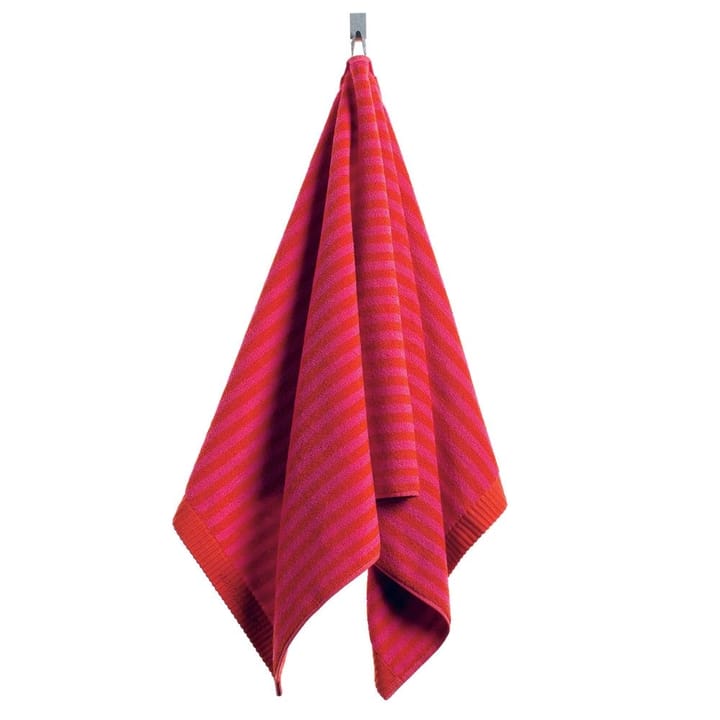 Kaksi Raitaa pyyheliina punainen - käsipyyhe - Marimekko