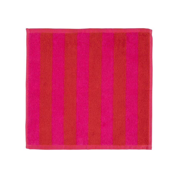 Kaksi Raitaa pyyheliina punainen - Minikäsipyyhe - Marimekko
