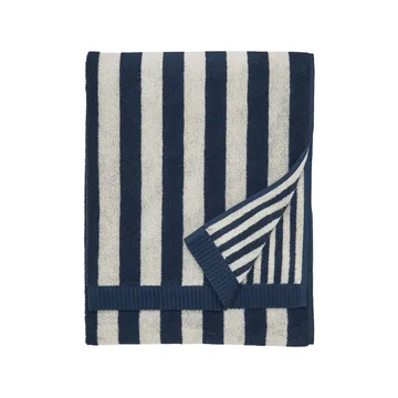 Kaksi Raitaa sand-dark blue - 70 x 150 cm - Marimekko