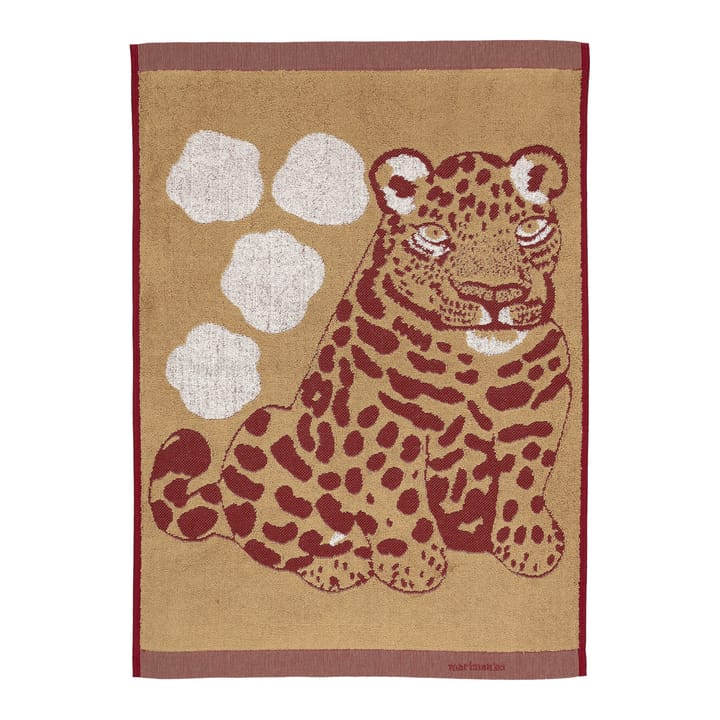 Kaksoset pyyhe beige-burgundy - 50x70 cm - Marimekko