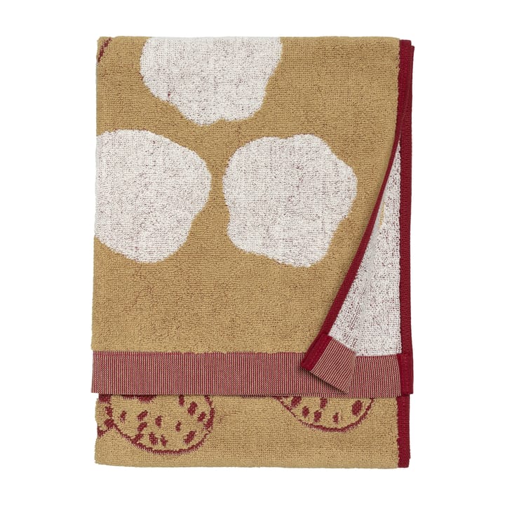 Kaksoset pyyhe beige-burgundy - 50x70 cm - Marimekko