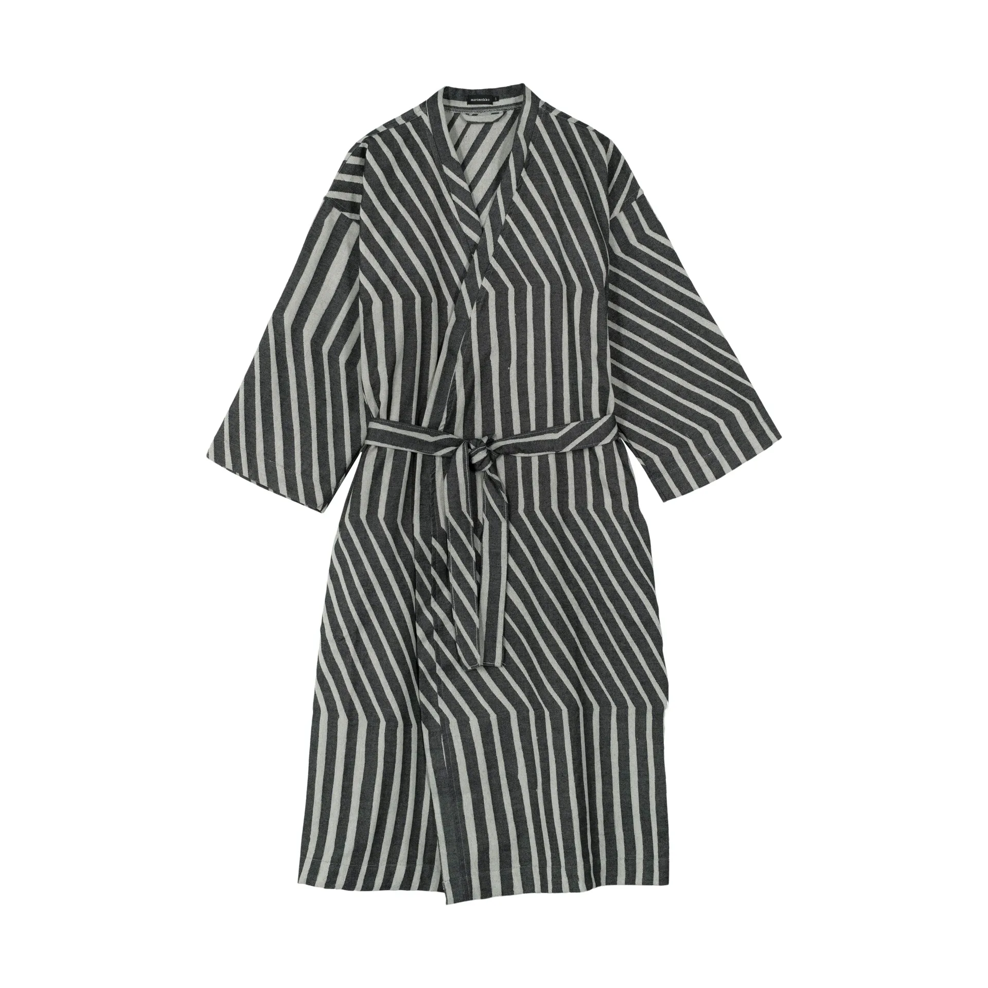 Kalasääski kylpytakki, Off white-charcoal L/XL Marimekko
