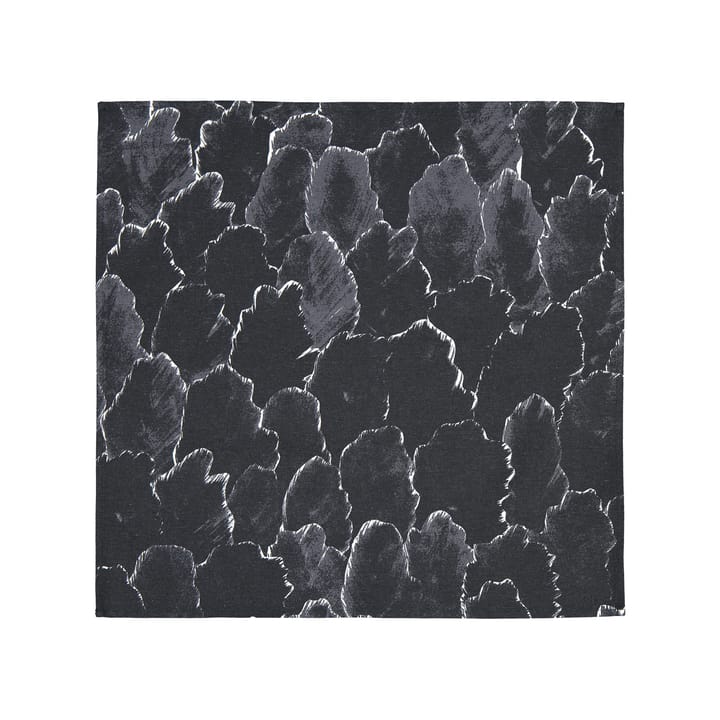 Käpykangas kangasservetti, 45 x 45 cm - Tummanharmaa-valkoinen - Marimekko