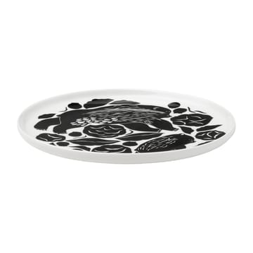 Karhuemo lautanen Ø20 cm - Valkoinen-Tummanvihreä - Marimekko