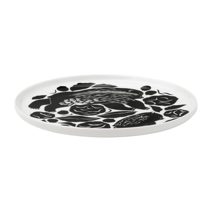Karhuemo lautanen Ø20 cm, Valkoinen-Tummanvihreä Marimekko