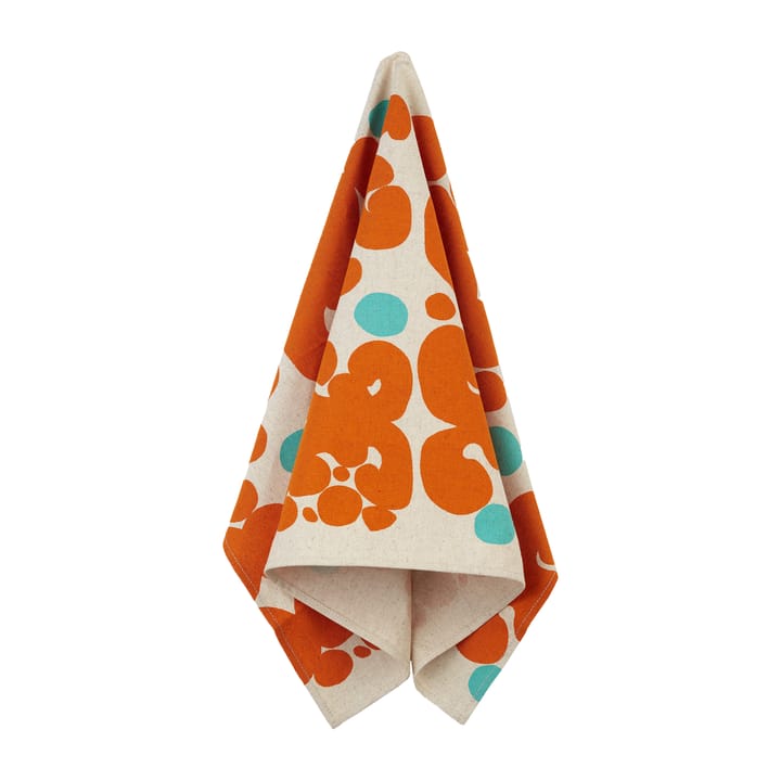 Keidas keittiöpyyhe 43 x 70 cm - Beige-oranssi-turkoosi - Marimekko